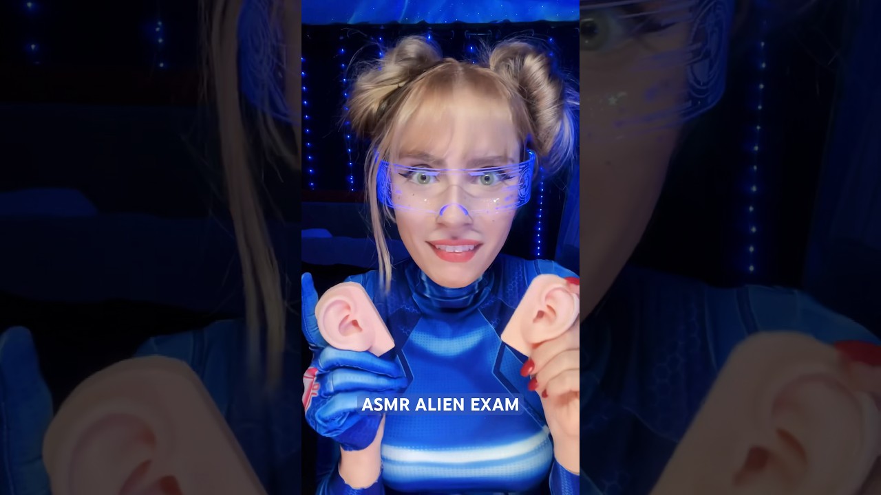 ASMR ALIEN EXAMS YOU 👽🛸 #asmr #shorts #shortsvideo #shortsfeed #shortsviral #asmrforsleep