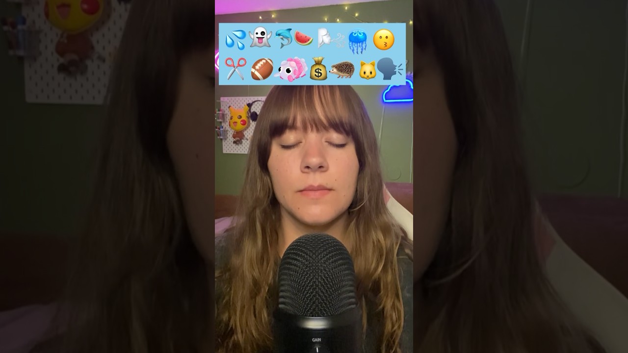 ASMR Emoji Challenge 😙