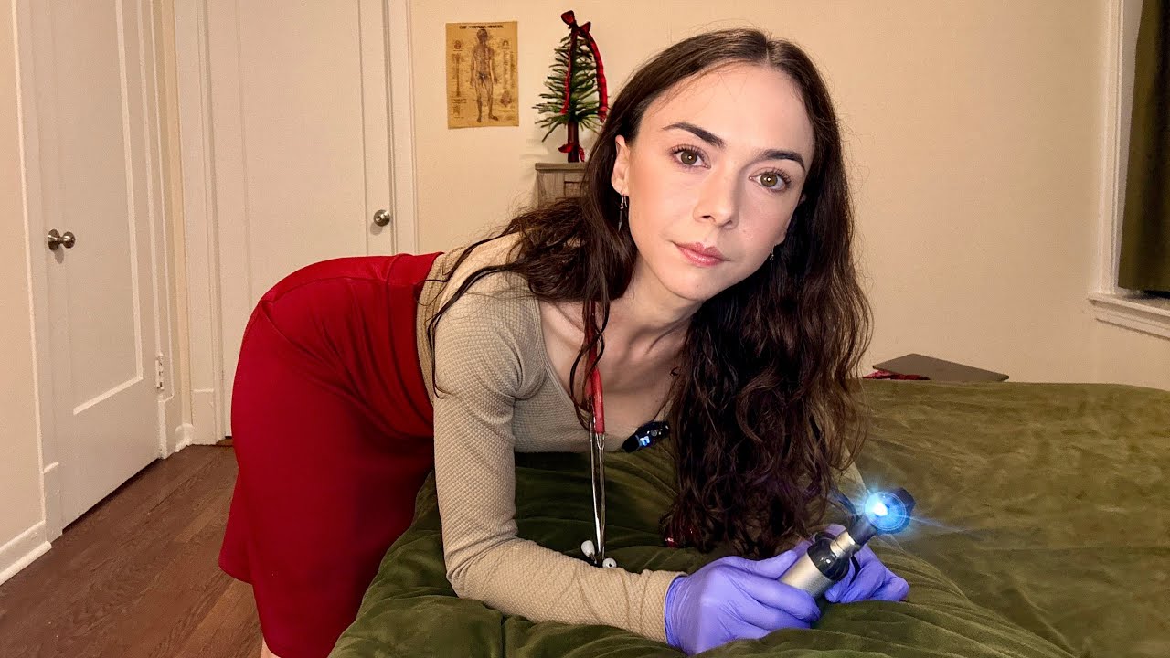 ASMR Fake Southern Nurse Gives You Full Body Exam & Flirts w/u - Soft Spoken Medical [POV] Role Play