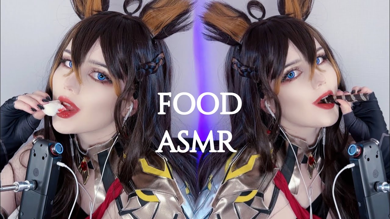 ASMR GENSHIN IMPACT MUKBANG EATING SOUNDS