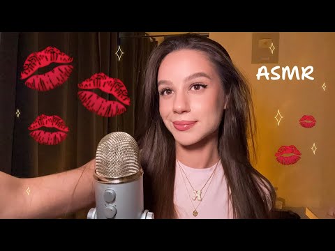 ASMR KISSES ❤️ 1 HOUR TRIGGER (mouth sounds, ear to ear) 💋
