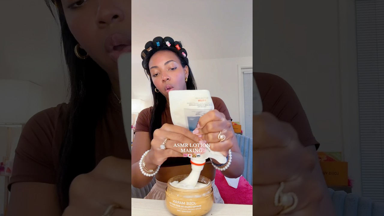 ASMR LOTION REFILL ✨💐🪩 #preppyproducts #skincare #freepreppyclip #beautyproducts #preppyyyy #asmr
