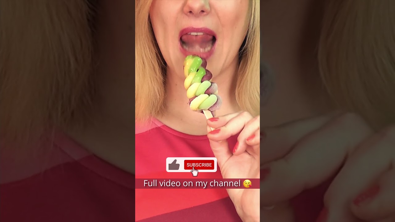ASMR Popsicle - Twister ice pop 😁