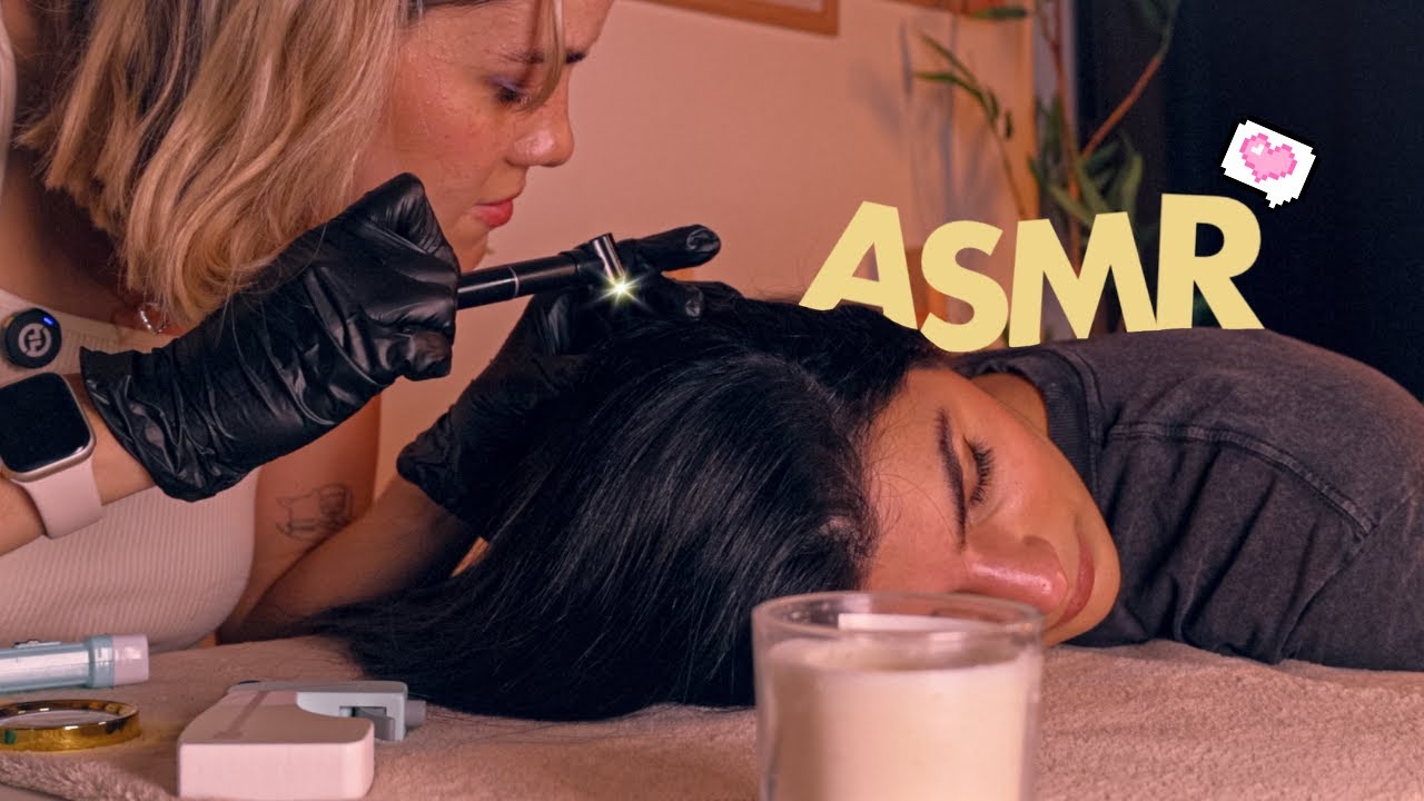 ASMR ROLEPLAY REALISTA | Tricologista analisa seu couro cabeludo 💆🏻‍♀️✨ Voz Suave