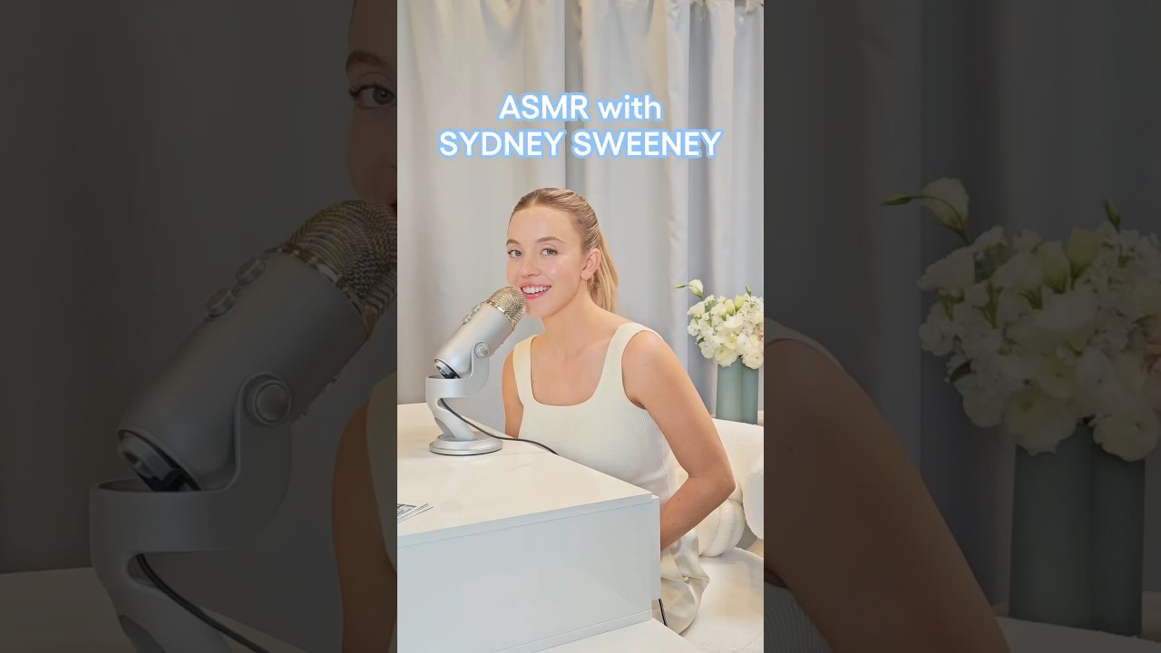 ASMR WITH SYDNEY SWEENEY: Refilling Cream Skin Toner & Moisturizer