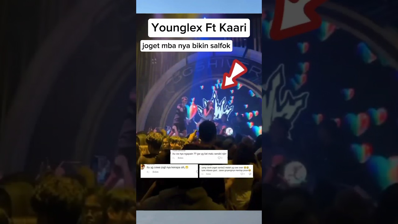 Astaga joget nya 😂 #kaari #younglex #shortvideo