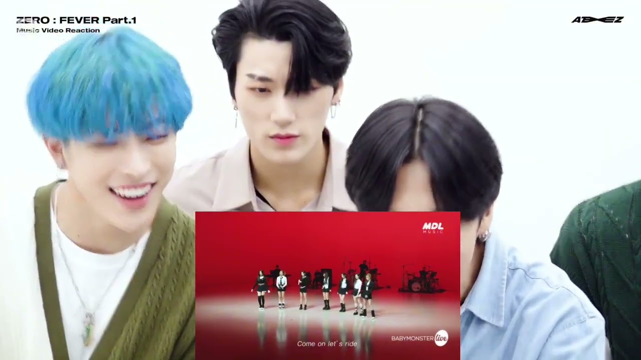 Ateez reaction to Babymonster sheesh live