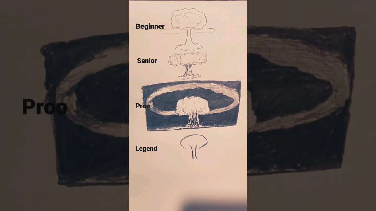 Atomic bomb drawing #drawing #shorts