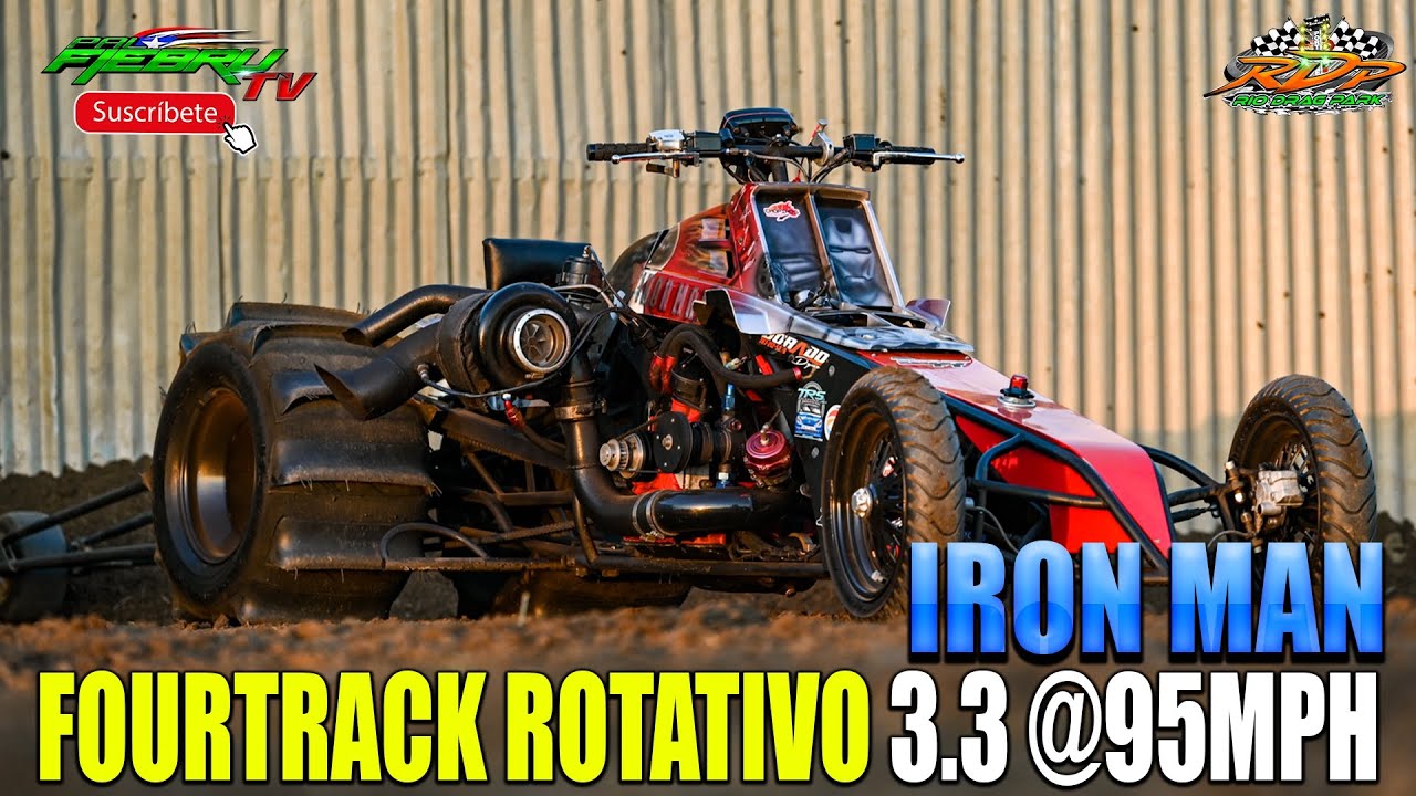 ATV Rotativo Turbo Iron Man 3.33 @95mph Rio Drag park 16 enero 2021 | PALFIEBRUTV