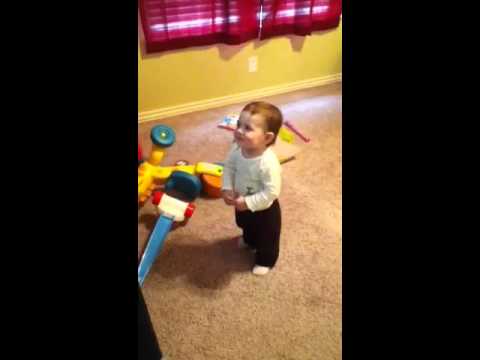 Aubree laughing