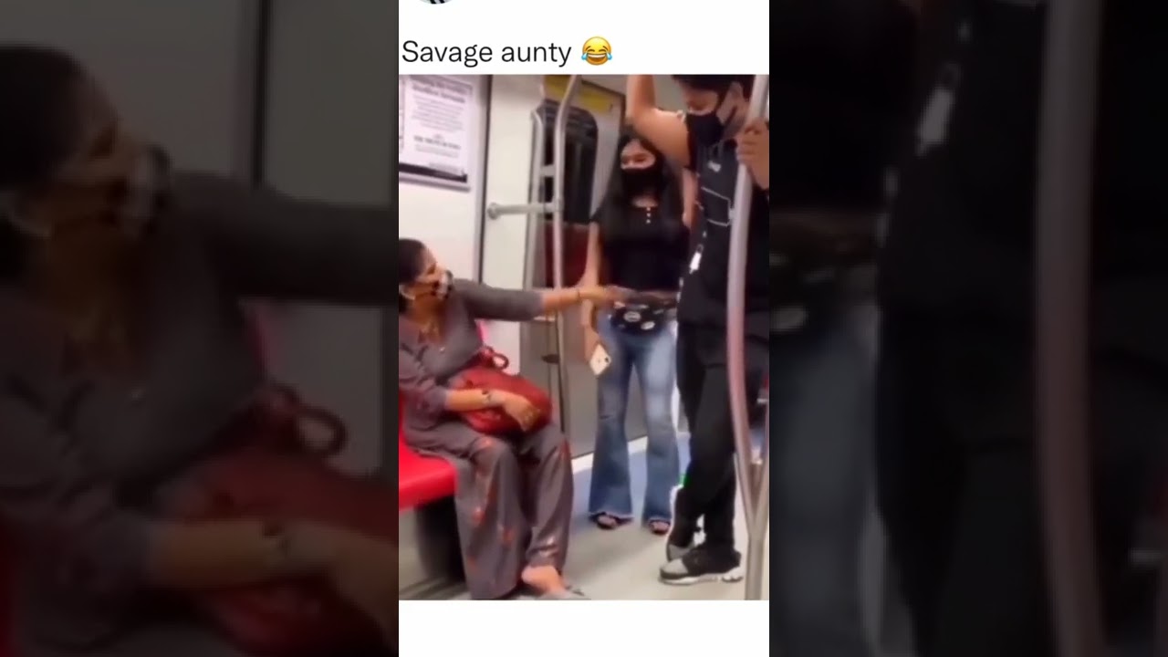 Aunty got no chill 🤣😂 #shorts #funny #aunty #thuglife