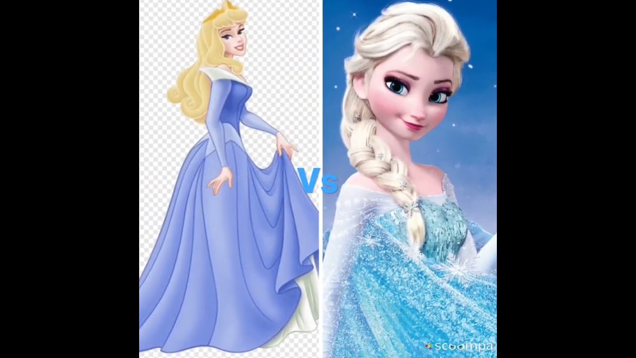 Aurora Vs Elsa 💖💓#disney  #shorts