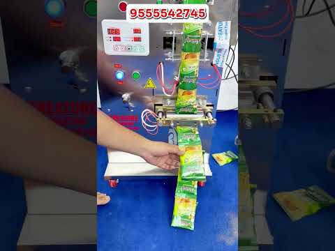 Automatic Pouch Packing Machine With Ribbon Batch Coder | Automatic Packing Machine