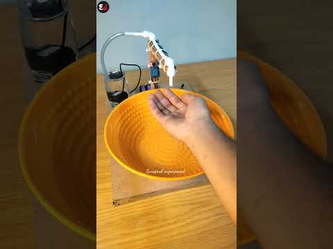 automatic tap using IR sensor | without arduino project | no contact with tap #diy #shorts #school