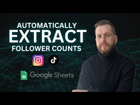 Automatically Export Follower Count from TikTok and Instagram to Google Sheets