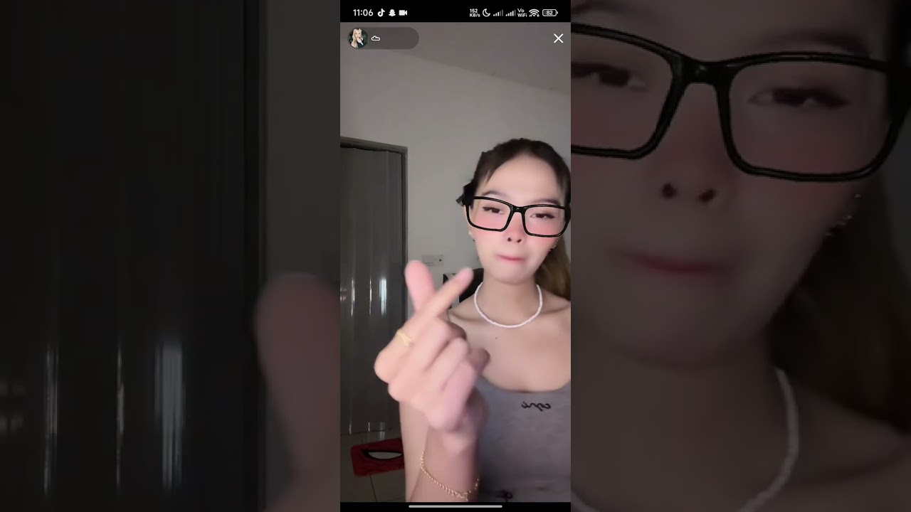 Awek hot live tiktok
