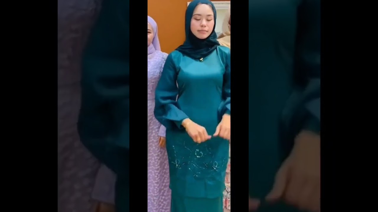 awek malay tudung satin