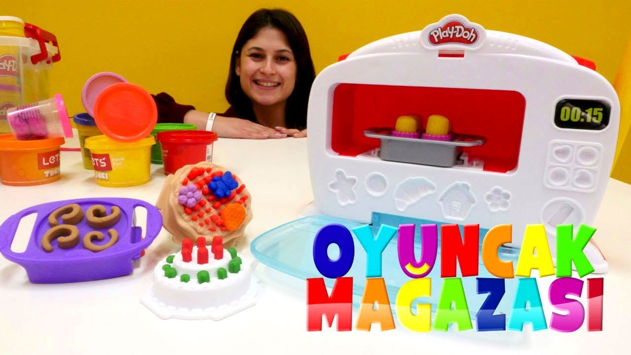 Ayşe'nin Oyuncak Mağazası. Play Doh mutfak seti.