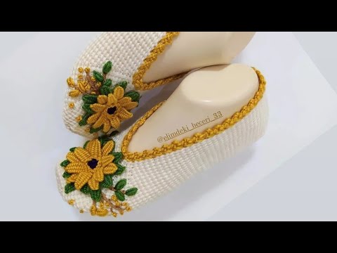 Ayçiçeği Patik Modeli Yapılışı 🌻 2