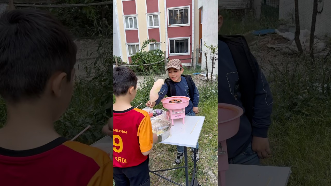 Azat bütün pamuk şekerleri bedavaya dağıttı kelebek sarsılmaz yeni videolar #shortsvideo