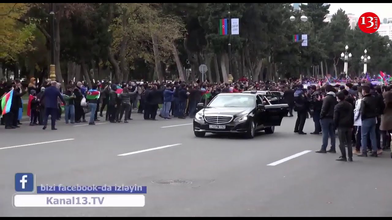 Azerbaycanlılardan Cumhurbaşkan Erdoğan`a sevgi gösterisi