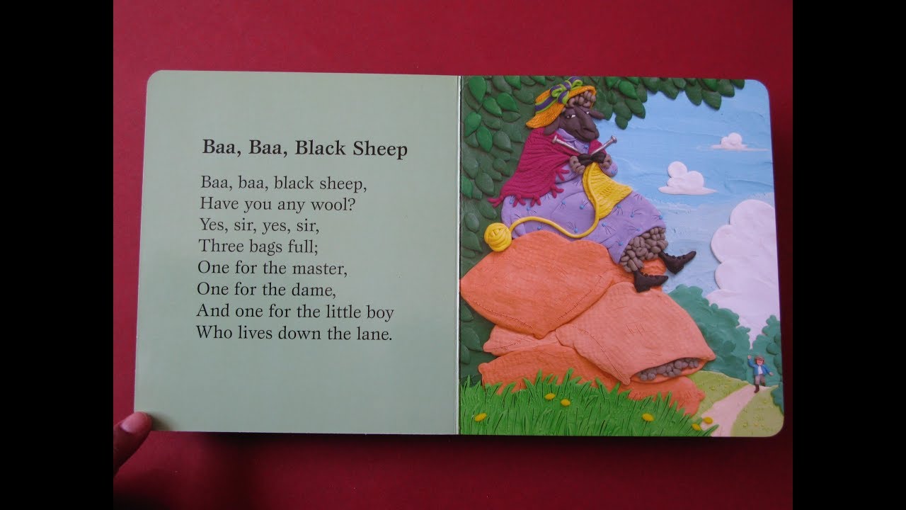 BAA, BAA, BLACK SHEEP   NURSERY RHYMES