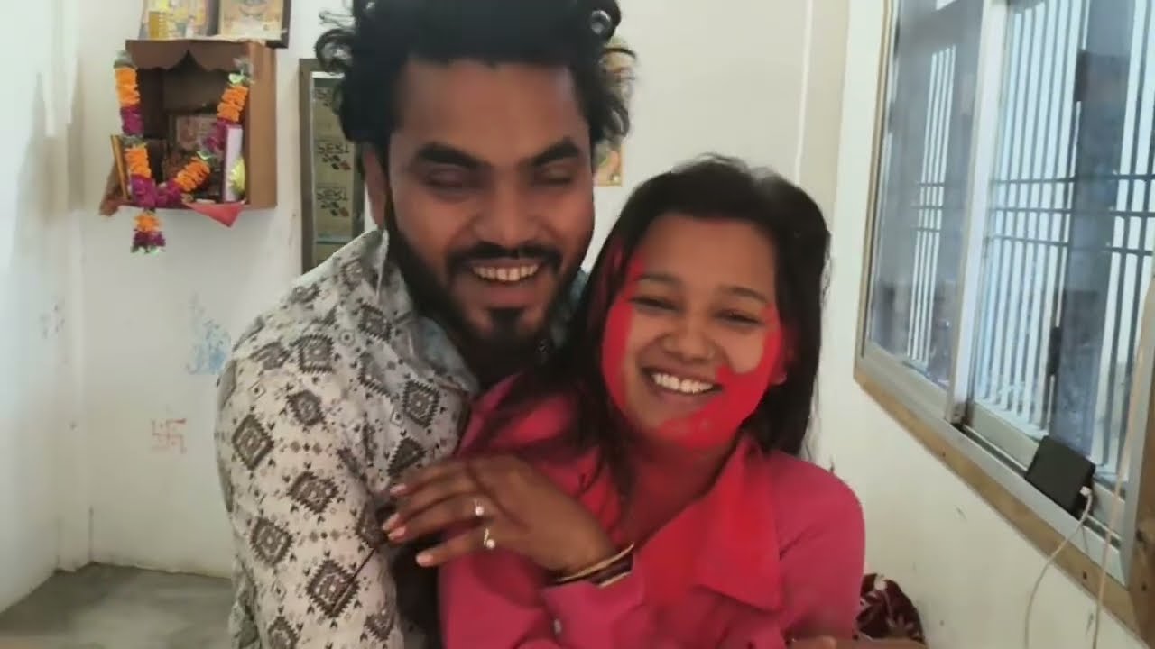 Babu ki baby ka Holi ka video 😯😳 #babu #baby #baukibaby #video #romance #holi #viralvideo #trend