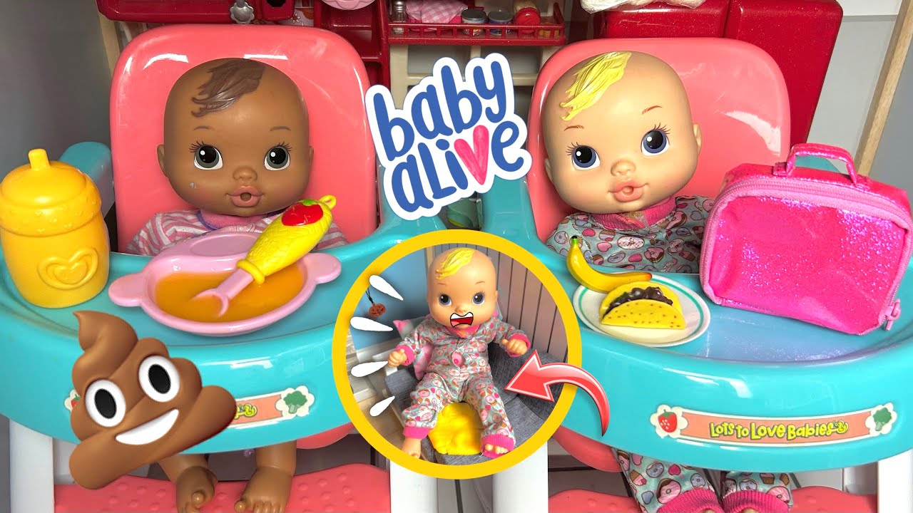 Baby alive newborn girls Night routine 🥕 | Paisley has a accident! 😱