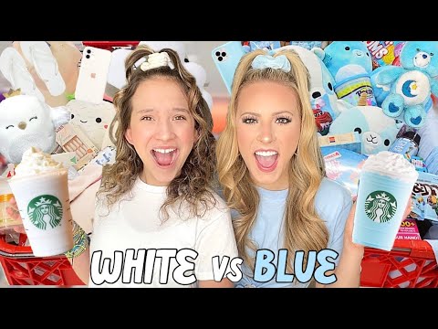 BABY BLUE 🦋❄️VS WHITE 🤍🍰 TARGET SHOPPING CHALLENGE!