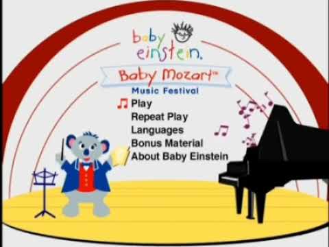 Baby Einstein: Baby Mozart Musical Festival 2004 DVD Menu