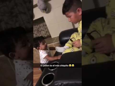 Baby Ezra fighting with Jadhiel
