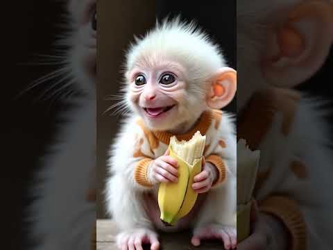 Baby monkey so cute ❤️❤️