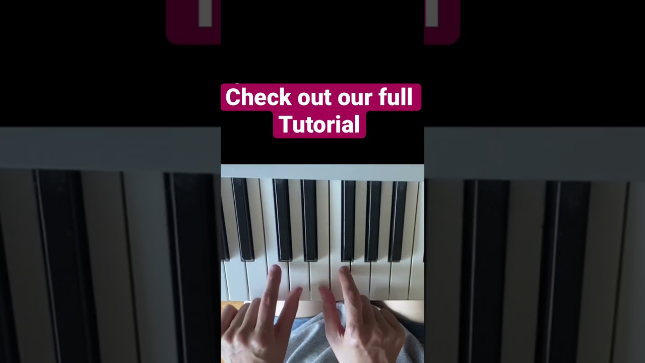 Baby Shark on Piano Easy & Slow