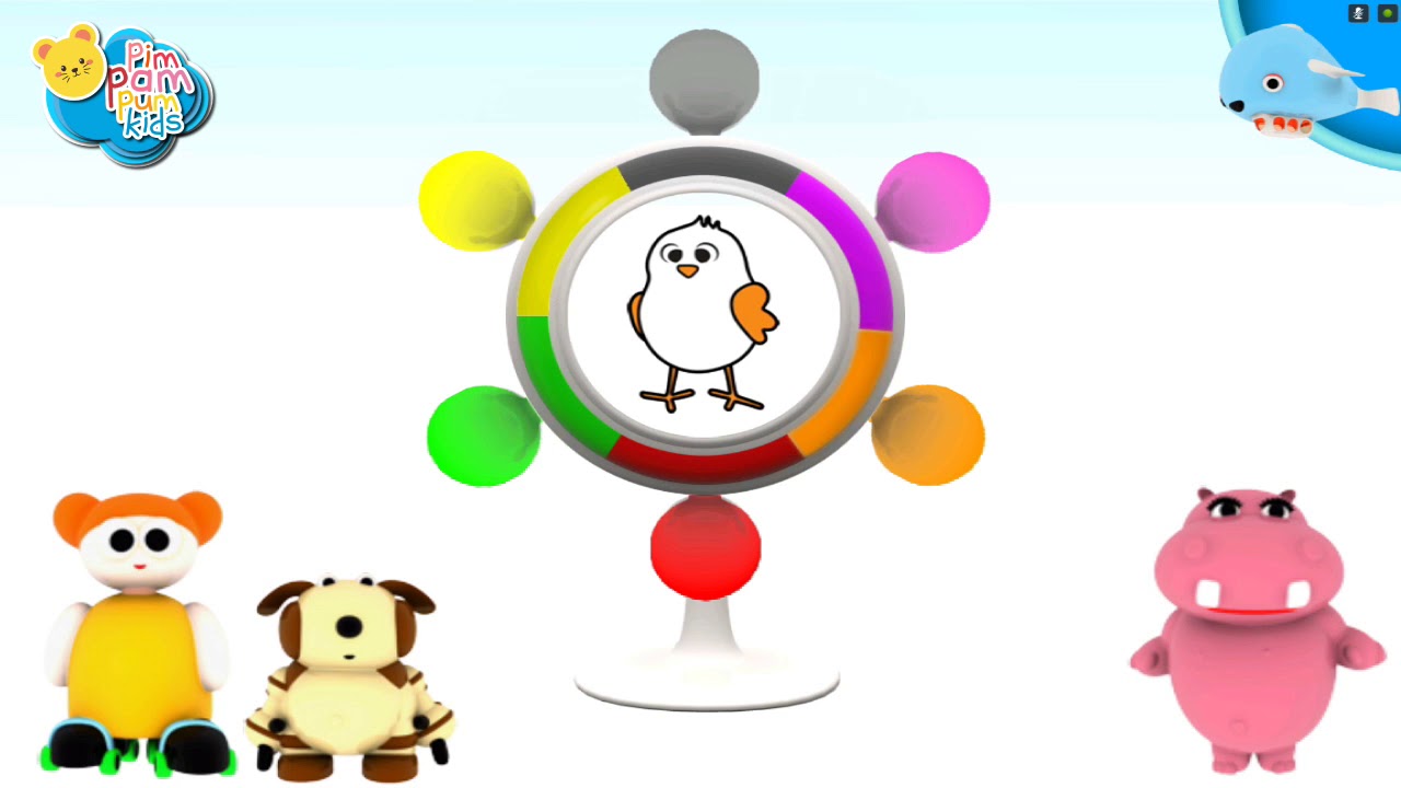 Baby Tv | The Color Game | Learning Games for Kids | PimPamPum KIDS HD