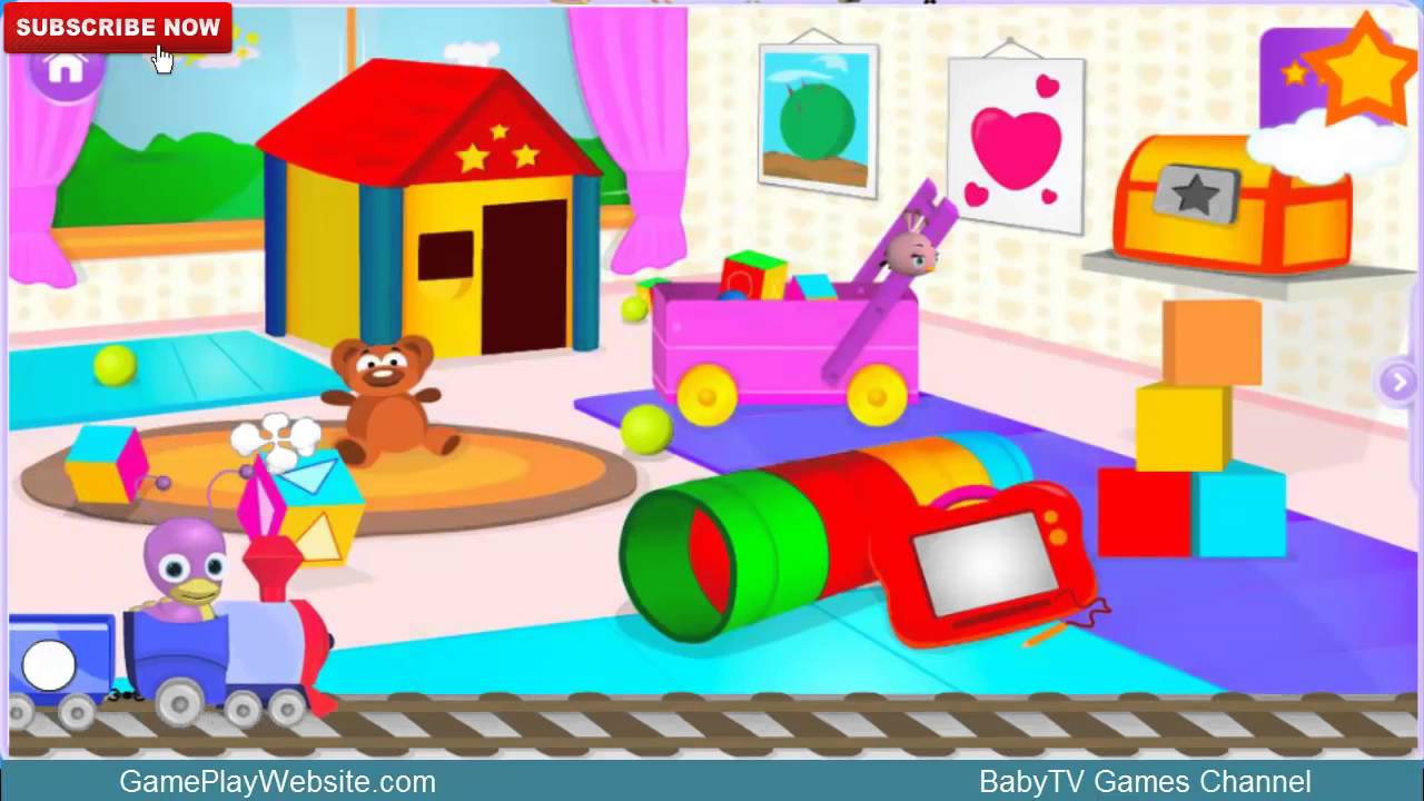 BabyTV Online Learning Games for School Children The Shapes Train Game