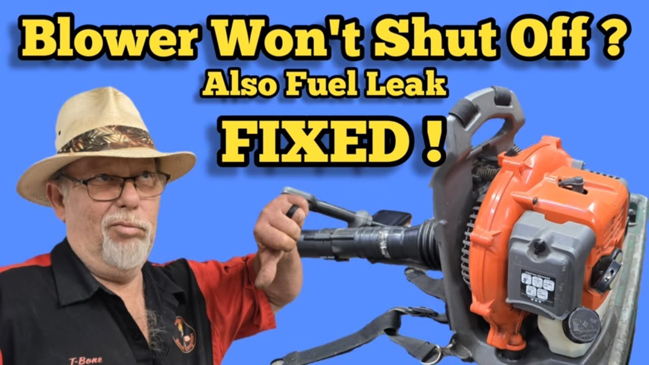 Backpack Blower Fuel Leak & Electrical Fix | Husqvarna 150BT Repair