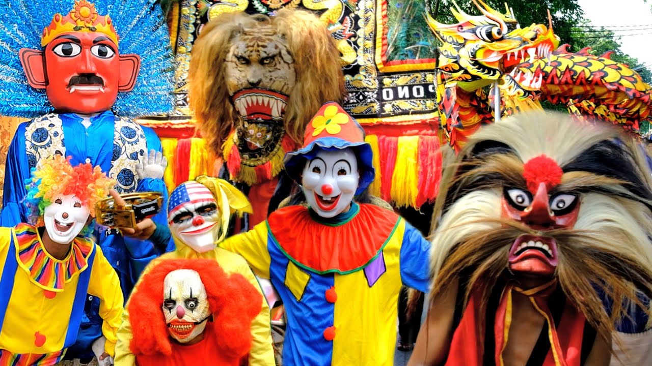 Badut Barongan Reog 🎥 LAGU ONDEL-ONDEL 🕹 KUDA DELMAN BADUT