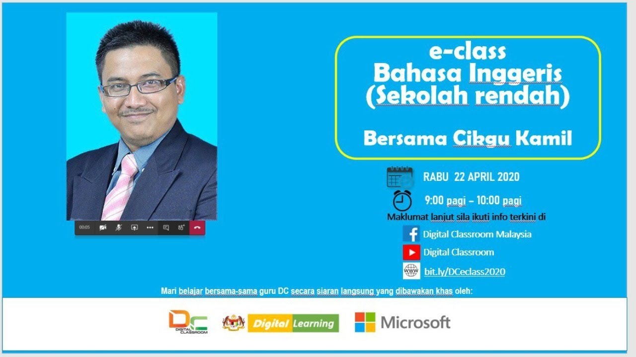 Bahasa Inggeris (SR) bersama-sama Cikgu Kamil