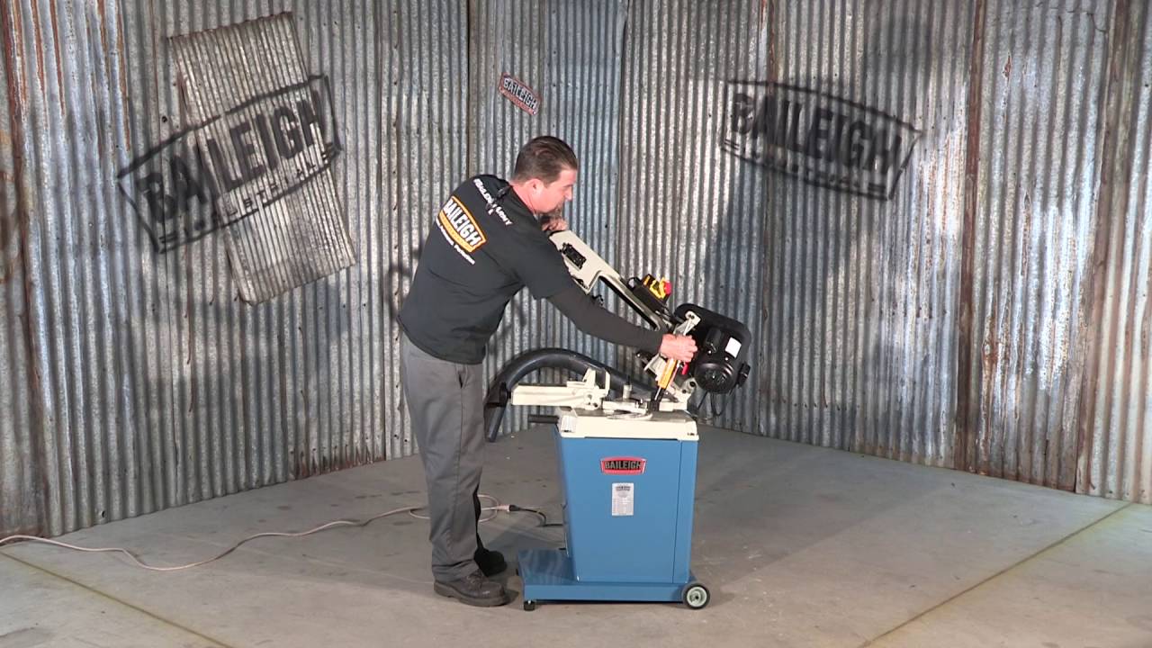 Baileigh Industrial BS-128M Portable Bandsaw Metal Cutting Band Saw