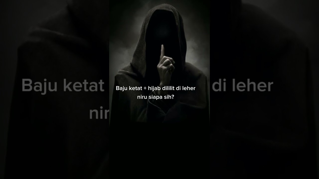 Baju ketat + hijab dililit di leher niru siapa sih? | #selfreminder #nasehatislam #shorts