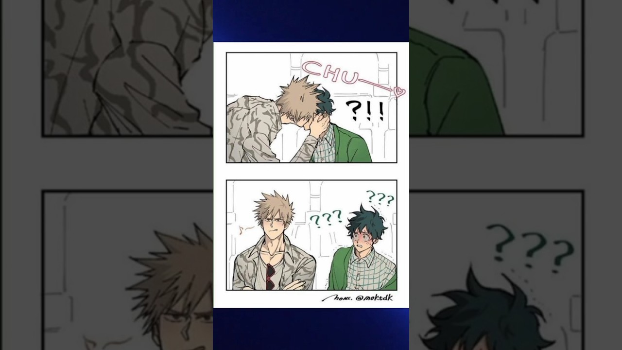 #bakudeku #childhoodfriends #bokunoheroacademia #midoriya #bakugo #kiss