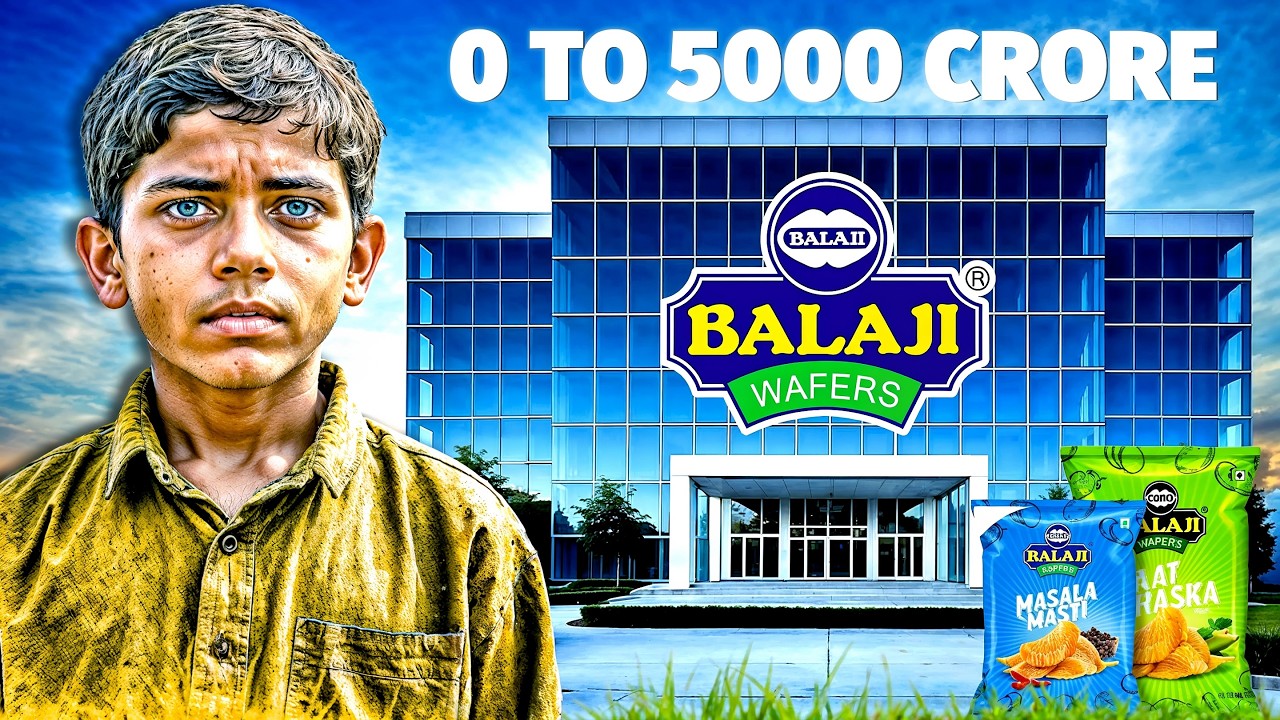 Balaji Wafers 🔥 Farmer to ₹5000 Crore Empire | Chandubhai Virani | Success Story | Live Hindi