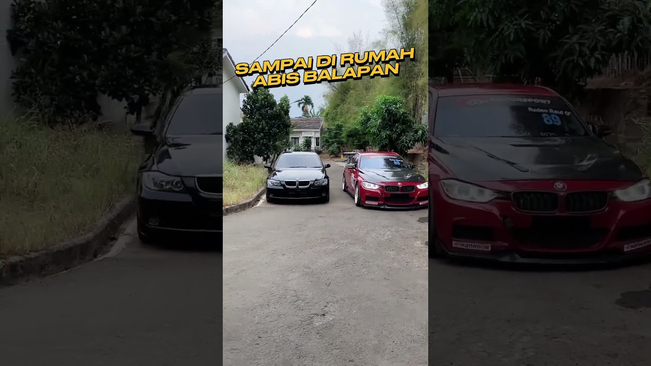 Balapan kalau ga juara 1, mobil balapnya dijual 🥲 #bmwf30 #f30 #f30racecar #bmwracecar #shorts