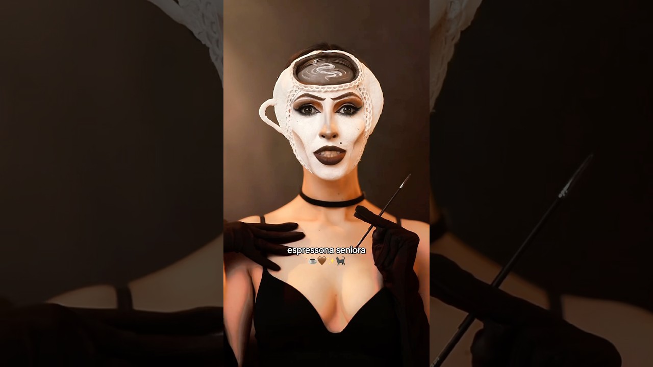 Ballerina Cappuccina 🩰or Espressona Seniora ☕️? Viral Italian Brainrot Makeup