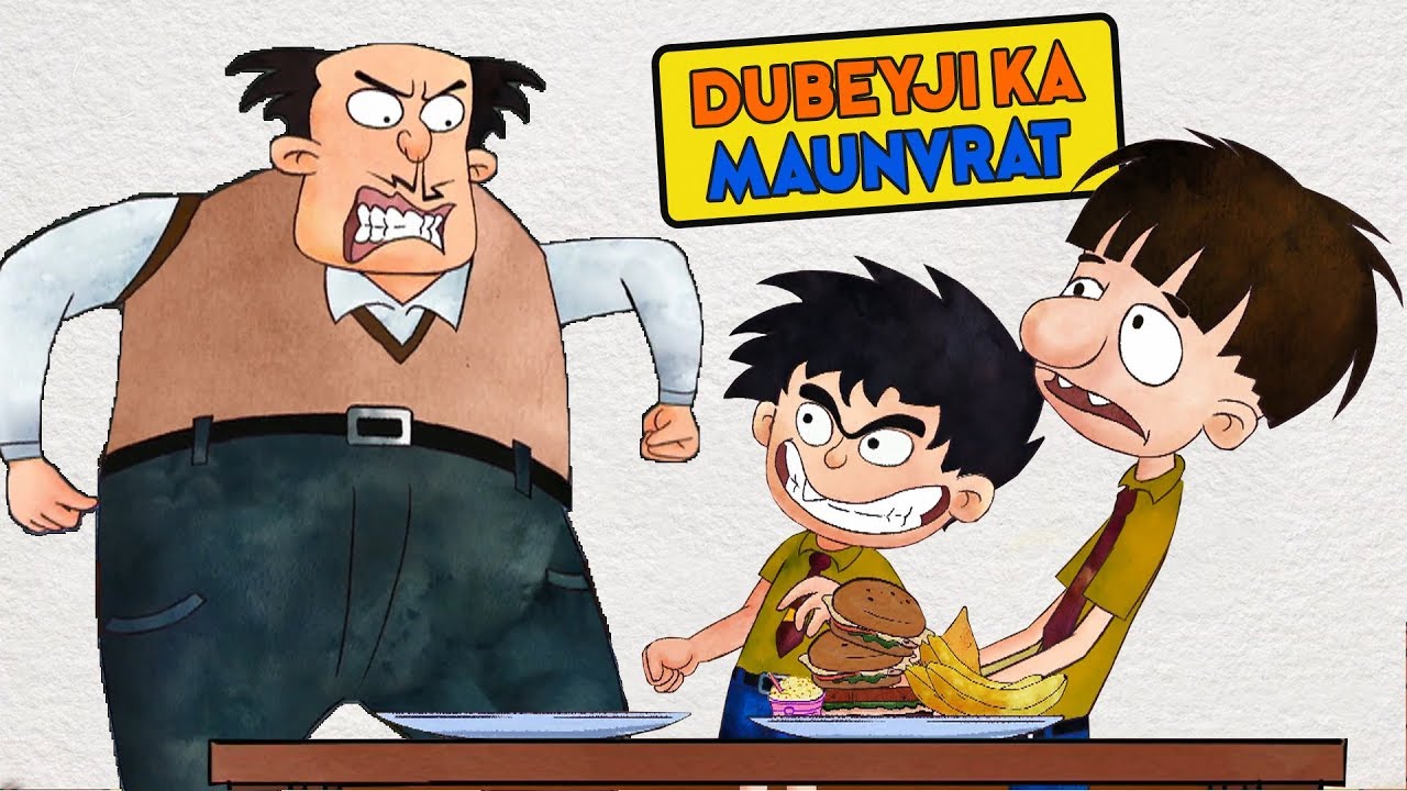 Bandbudh Aur Budbak - New Epi - 144 - Dubeyji Ka Maunvrat Funny Hindi Cartoon For Kids - Zee Kids