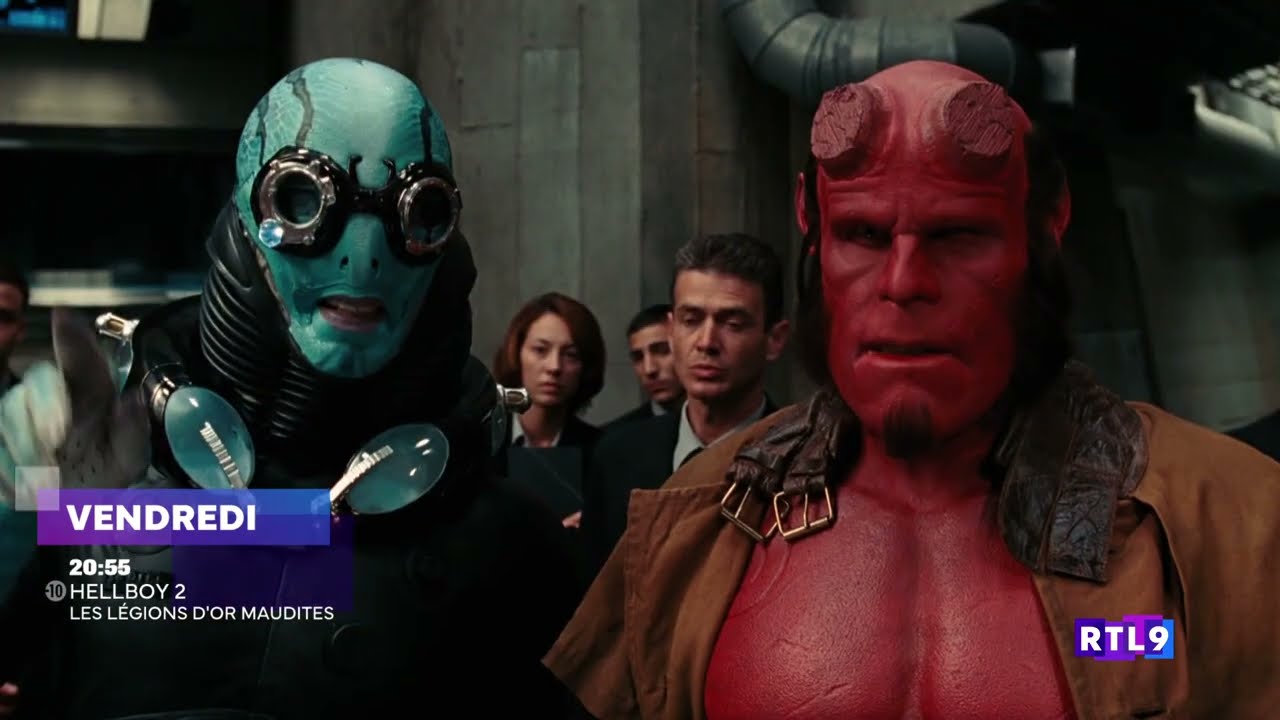 bande annonce Hellboy 2 : Les légions d'or maudites sur RTL9