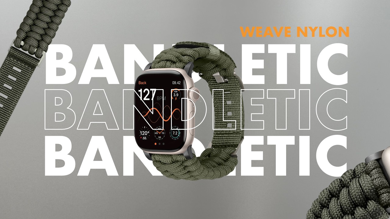 BANDLETIC R-NYLON 3: The Sporty, Durable Band Your Apple Watch Deserves