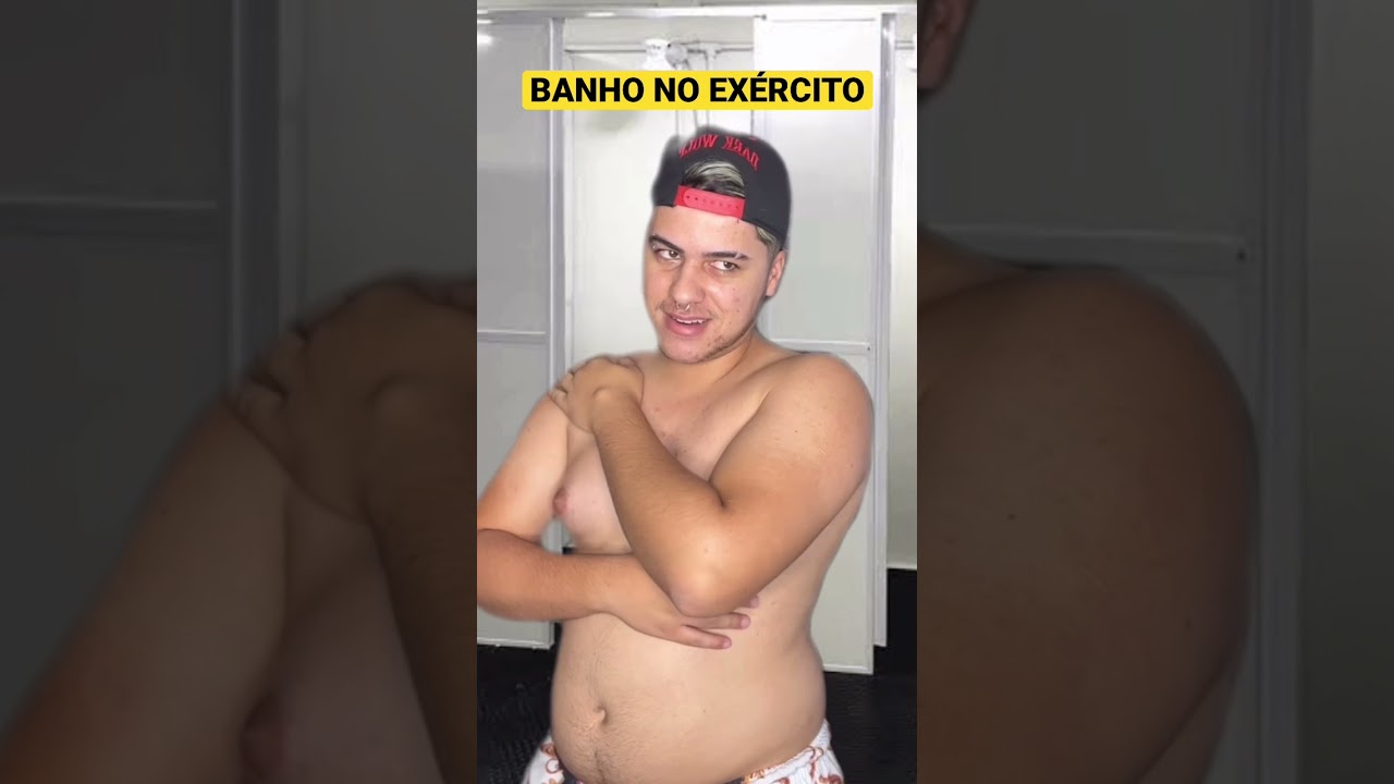 BANHO NO EXÉRCITO | #shorts
