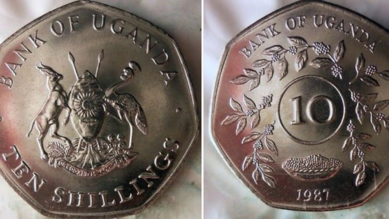 Bank of Uganda 1987 10 SHILLINGS Coin WORTH?