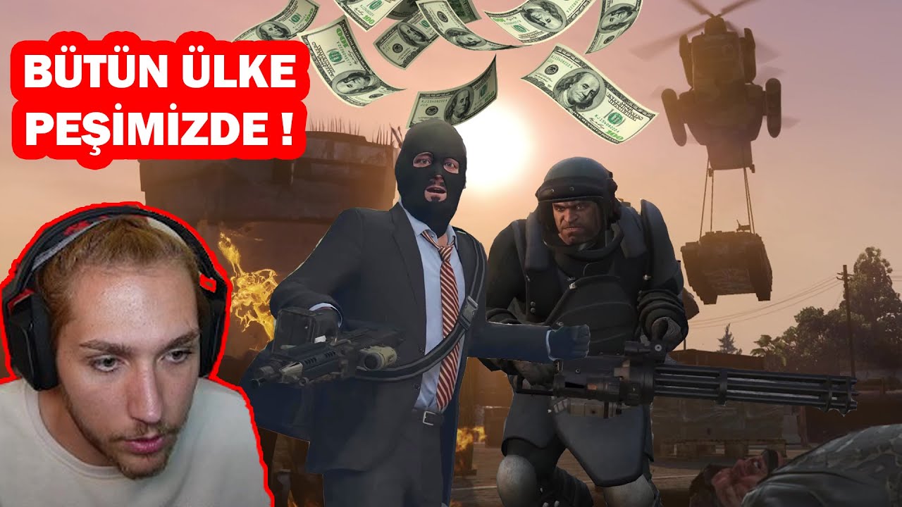 BANKA SOYDUK ASKERLER TANKLA KOVALADI ! ! GTA 5 (13. BÖLÜM)